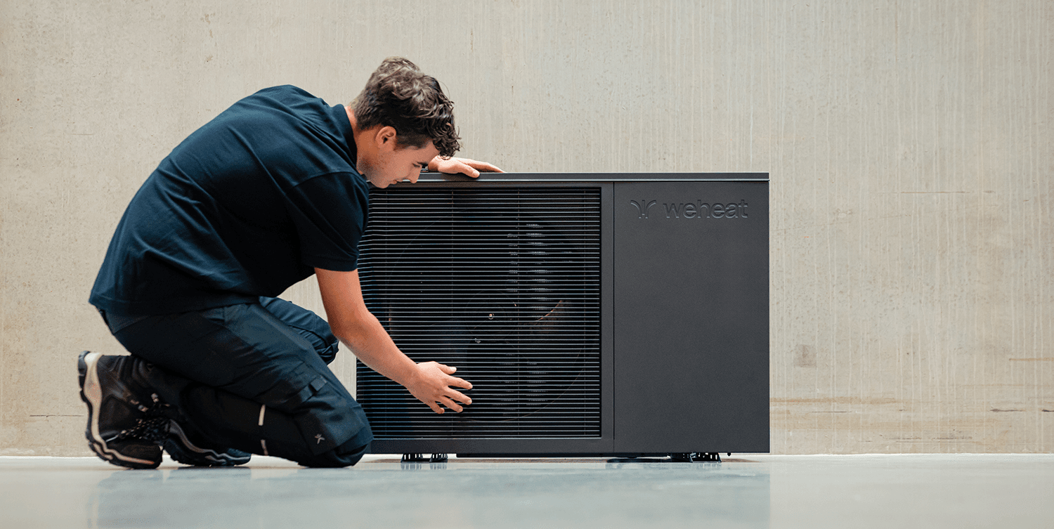 WeHeat warmtepomp bij een Nederlandse woning